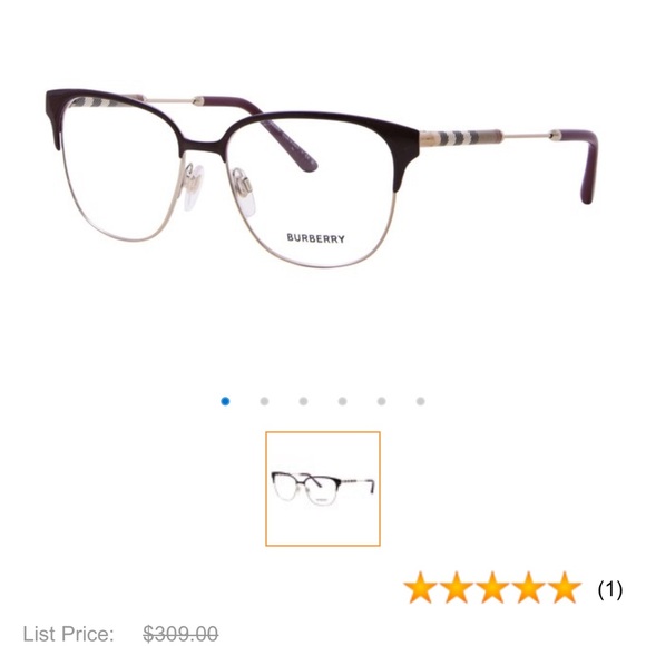 Burberry Authentic Pre- owned Women’s Black / Silver Frame B1313-Q 1237 - Picture 9 of 9